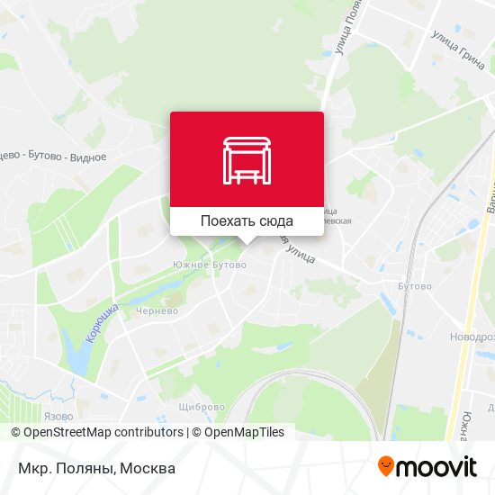 Карта Мкр. Поляны