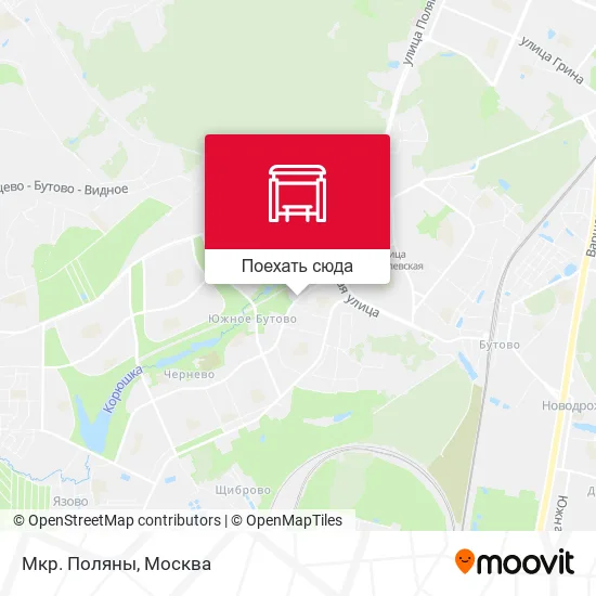 Карта Мкр. Поляны