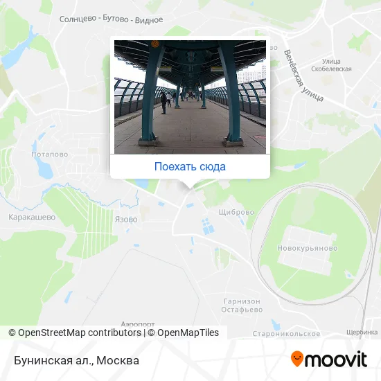 Карта Бунинская ал.
