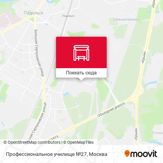 Карта Профессиональное училище №27