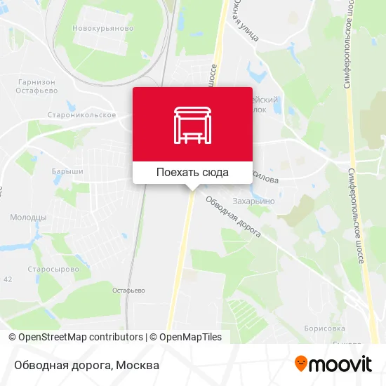 Карта Обводная дорога