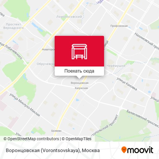Карта Воронцовская (Vorontsovskaya)