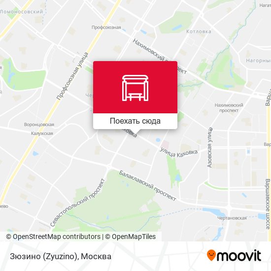 Карта Зюзино (Zyuzino)