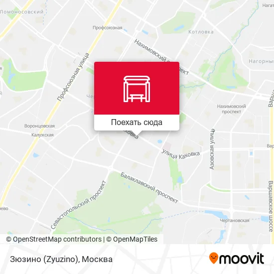 Карта Зюзино (Zyuzino)