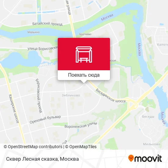 Карта Сквер Лесная сказка