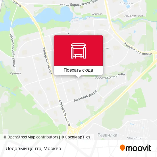 Карта Ледовый центр
