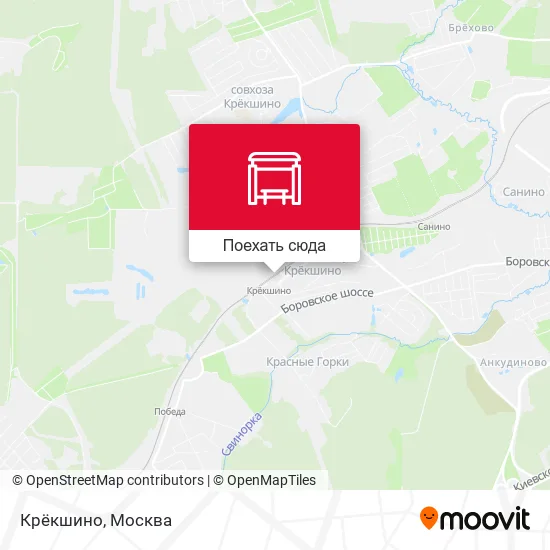 Карта Крёкшино