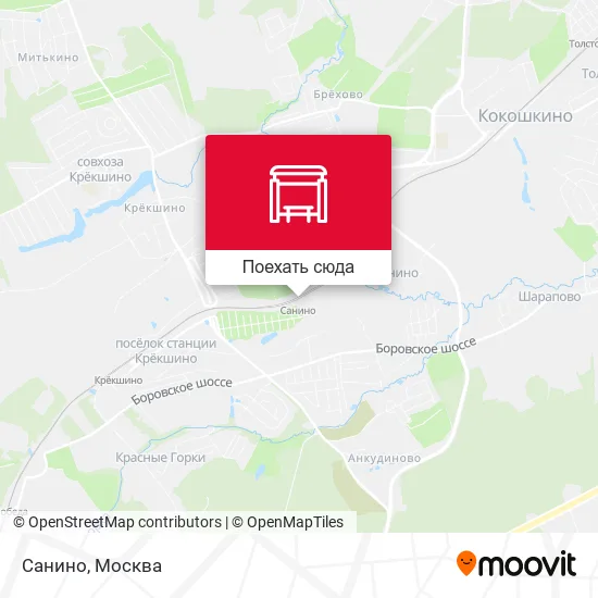 Карта Санино