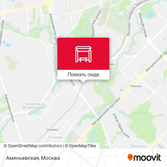 Карта Аминьевская