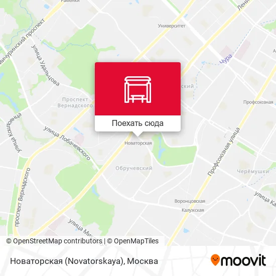Карта Новаторская (Novatorskaya)