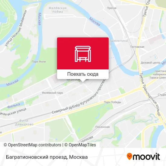 Карта Багратионовский проезд