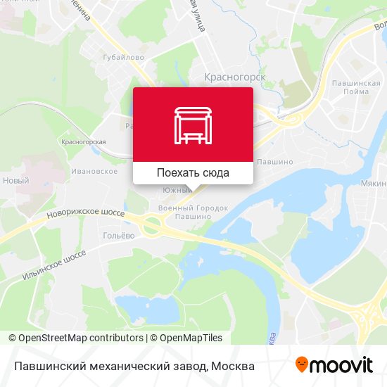 Карта Павшинский механический завод