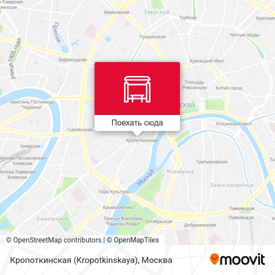 Карта Кропоткинская (Kropotkinskaya)