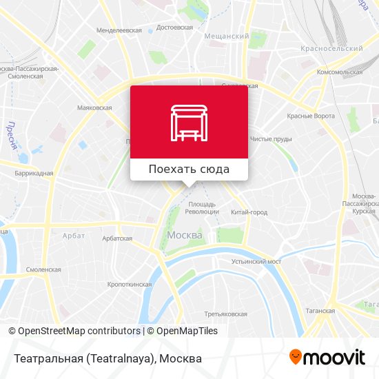 Карта Театральная (Teatralnaya)