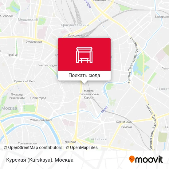 Карта Курская (Kurskaya)