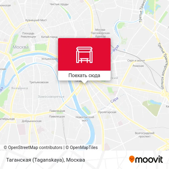 Карта Таганская (Taganskaya)