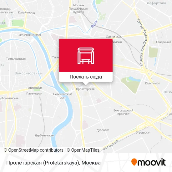 Карта Пролетарская (Proletarskaya)