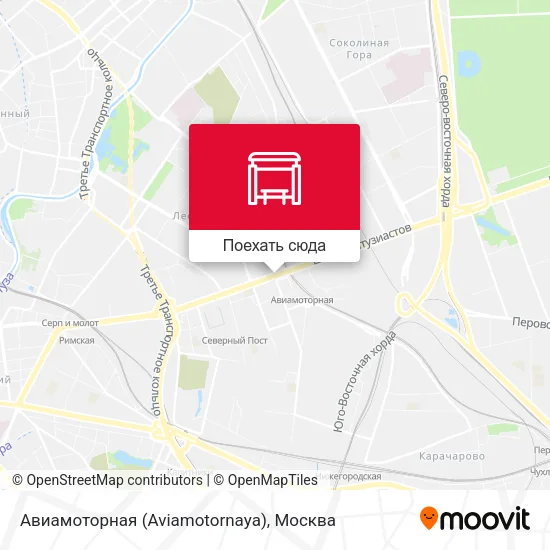 Карта Авиамоторная (Aviamotornaya)