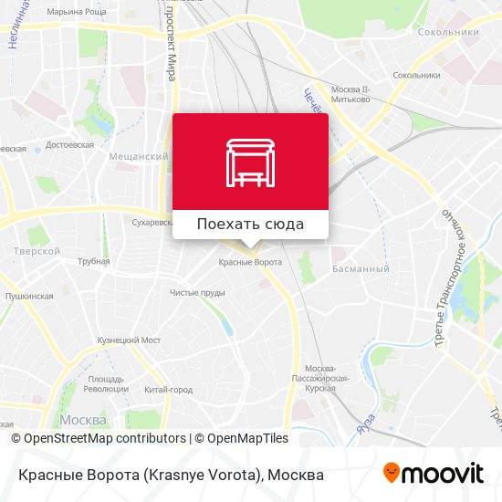 Карта Красные Ворота (Krasnye Vorota)