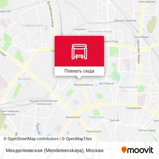 Карта Менделеевская (Mendeleevskaya)