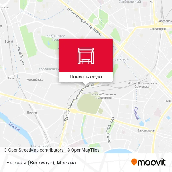 Карта Беговая (Begovaya)