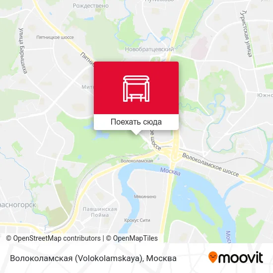 Карта Волоколамская (Volokolamskaya)