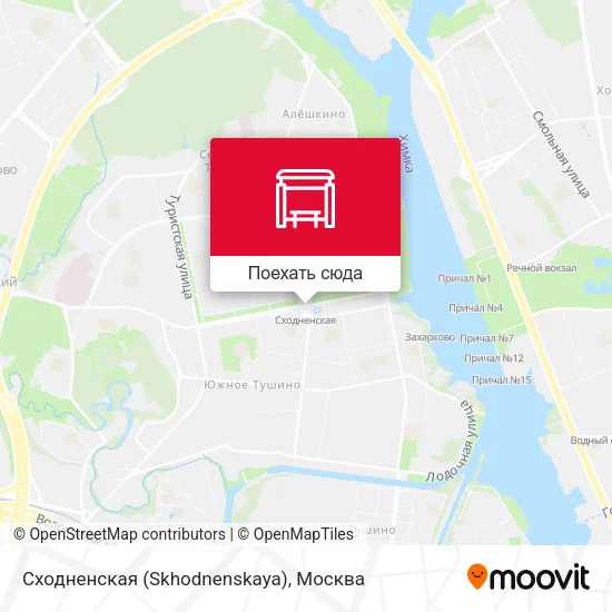 Карта Сходненская (Skhodnenskaya)