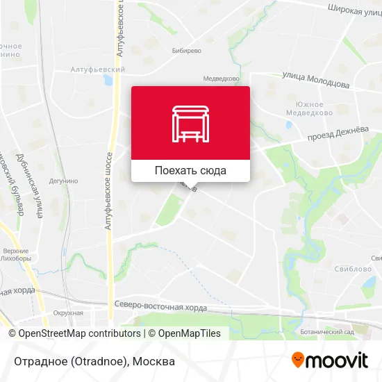 Карта Отрадное (Otradnoe)