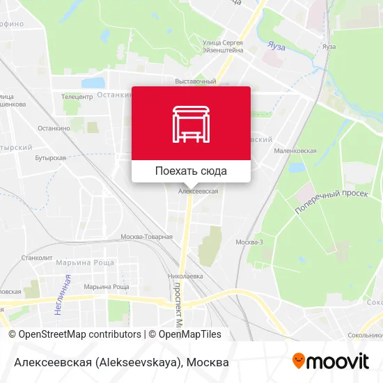 Карта Алексеевская (Alekseevskaya)