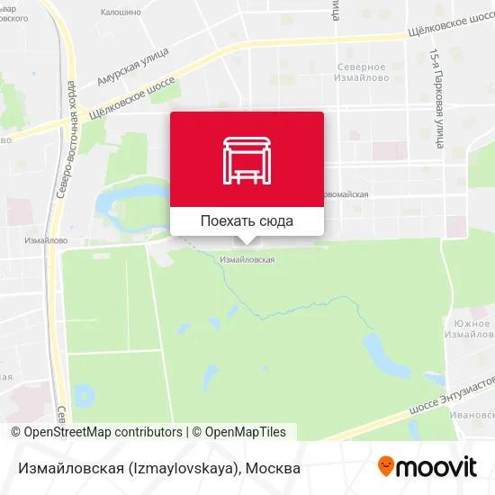 Карта Измайловская (Izmaylovskaya)