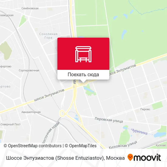 Карта Шоссе Энтузиастов (Shosse Entuziastov)