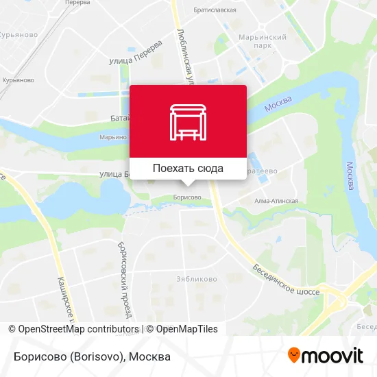 Карта Борисово (Borisovo)