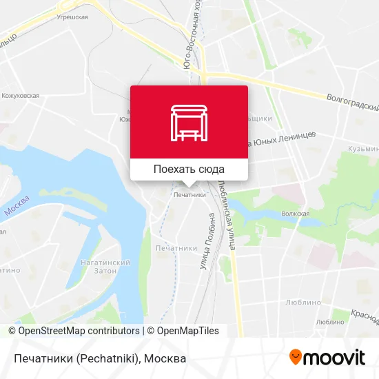 Карта Печатники (Pechatniki)