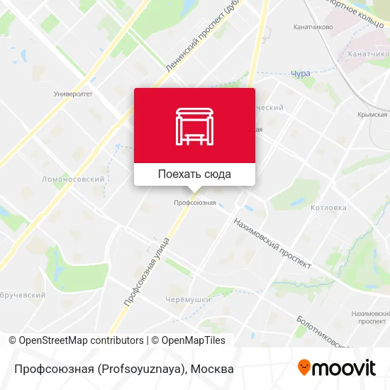 Карта Профсоюзная (Profsoyuznaya)