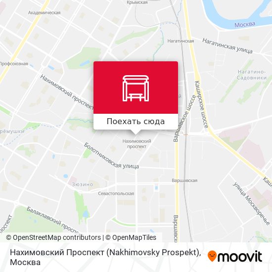 Карта Нахимовский Проспект (Nakhimovsky Prospekt)