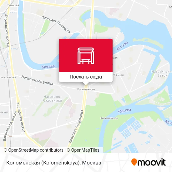 Карта Коломенская (Kolomenskaya)