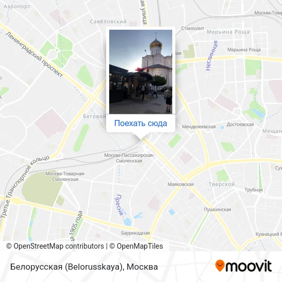 Карта Белорусская (Belorusskaya)