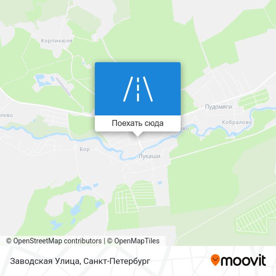 Карта Заводская Улица