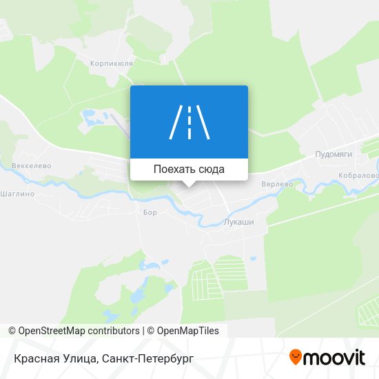 Карта Красная Улица