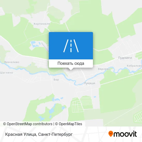 Карта Красная Улица