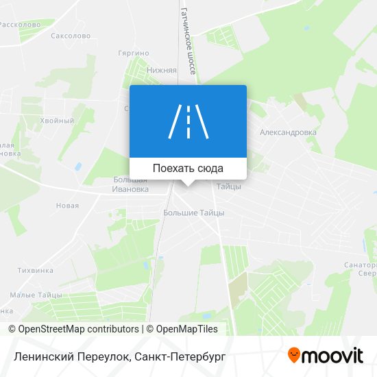 Карта Ленинский Переулок