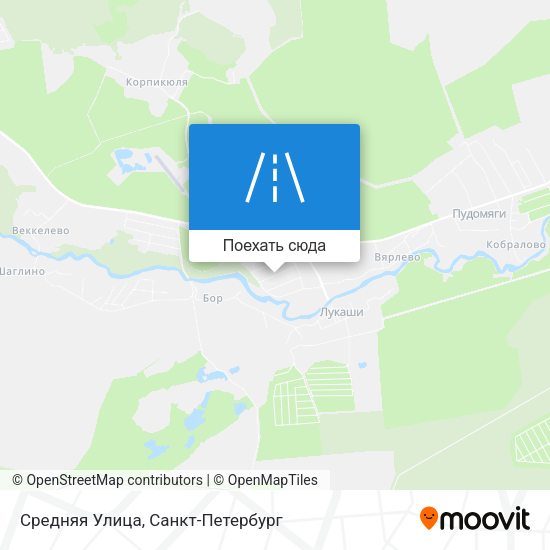 Карта Средняя Улица