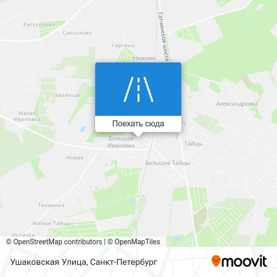Карта Ушаковская Улица
