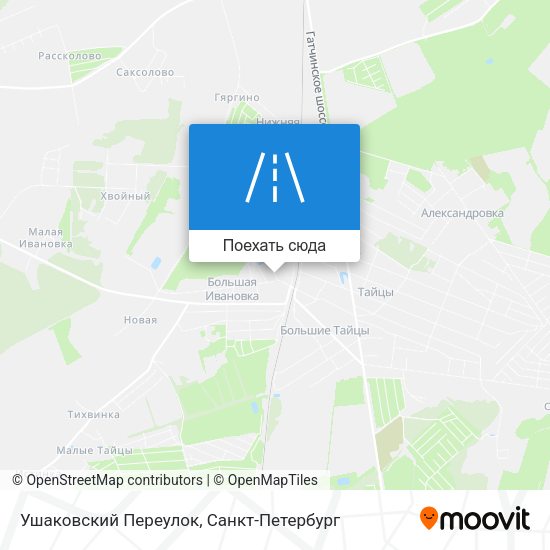 Карта Ушаковский Переулок