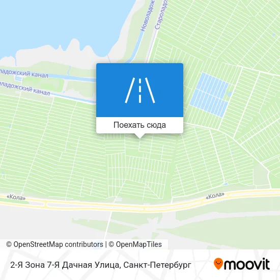 Карта 2-Я Зона 7-Я Дачная Улица