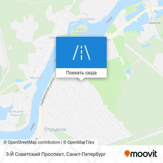 Карта 3-Й Советский Проспект