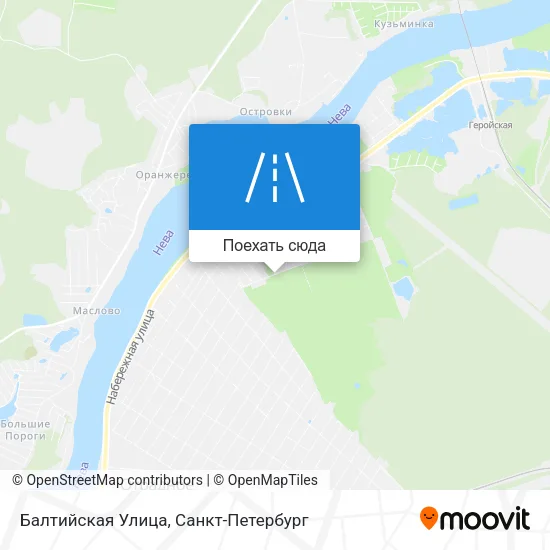 Карта Балтийская Улица