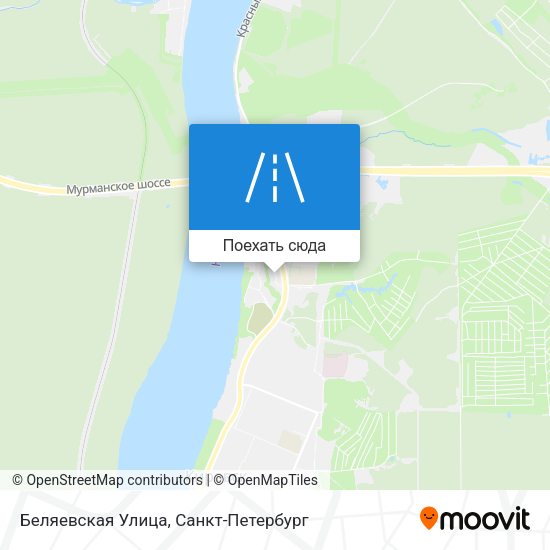 Карта Беляевская Улица