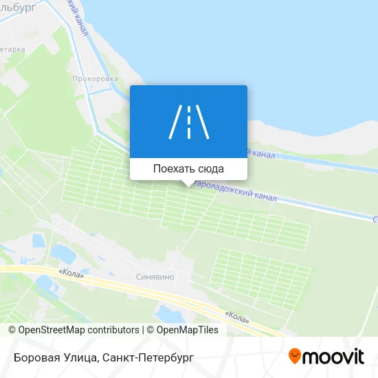 Карта Боровая Улица