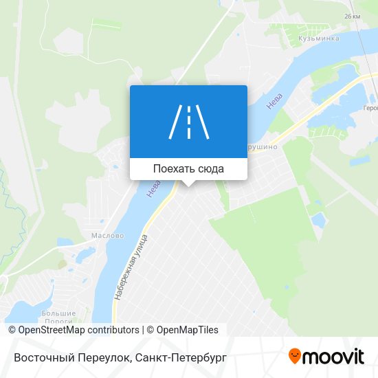 Карта Восточный Переулок